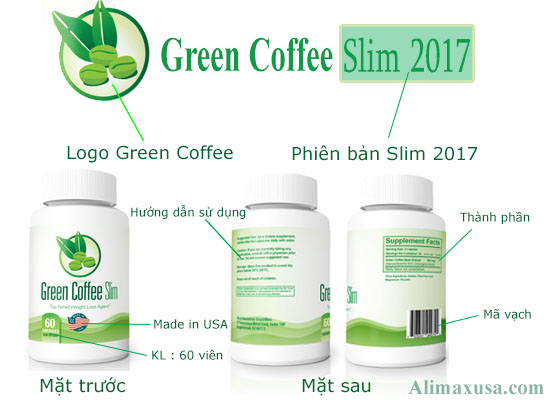 nhan dien san pham green coffee