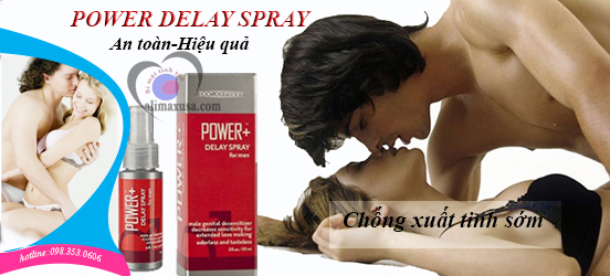 Power Delay Spray - thuốc xịt chống xuất tinh sớm