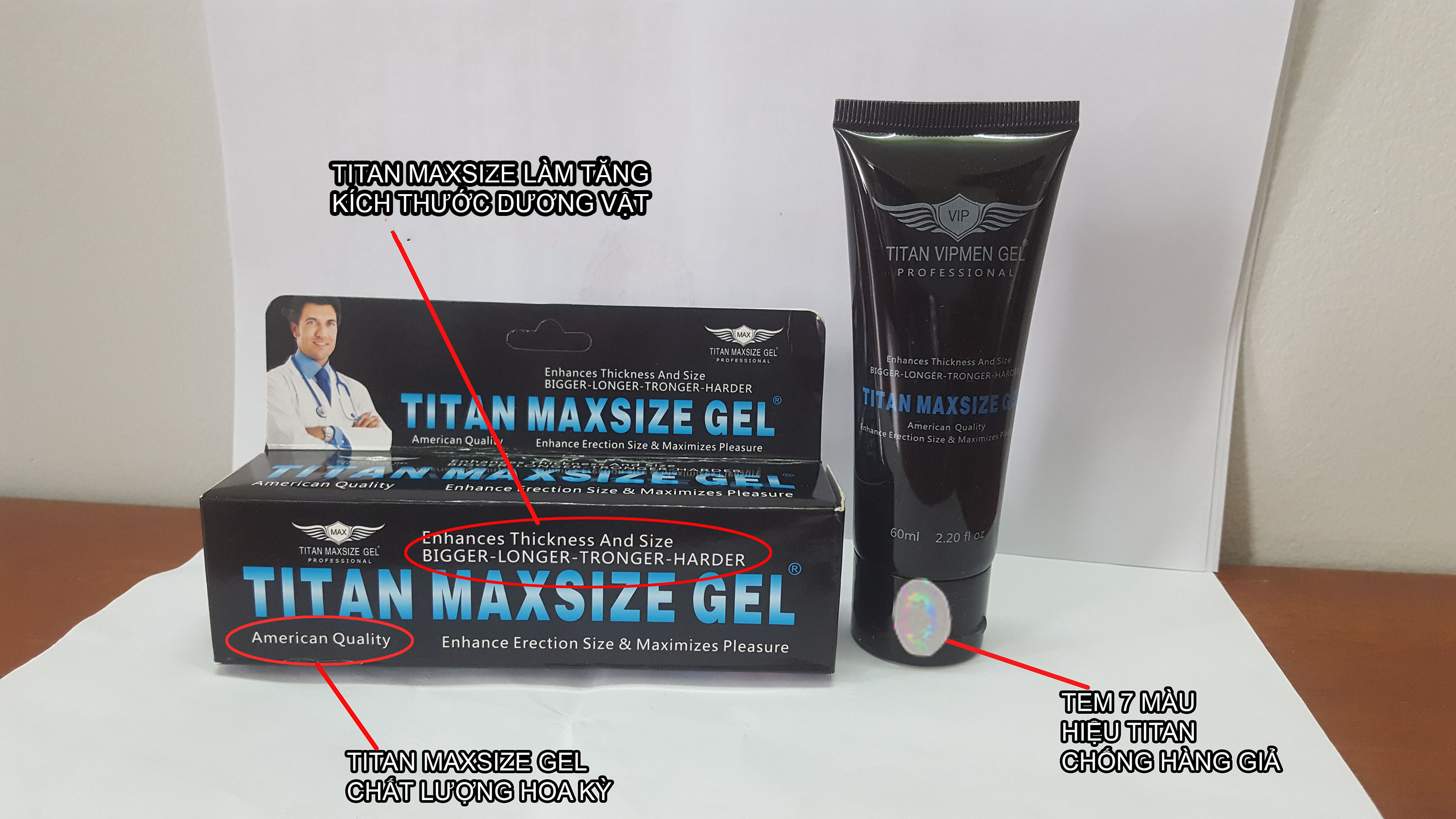 công dụng của gel titan maxsize